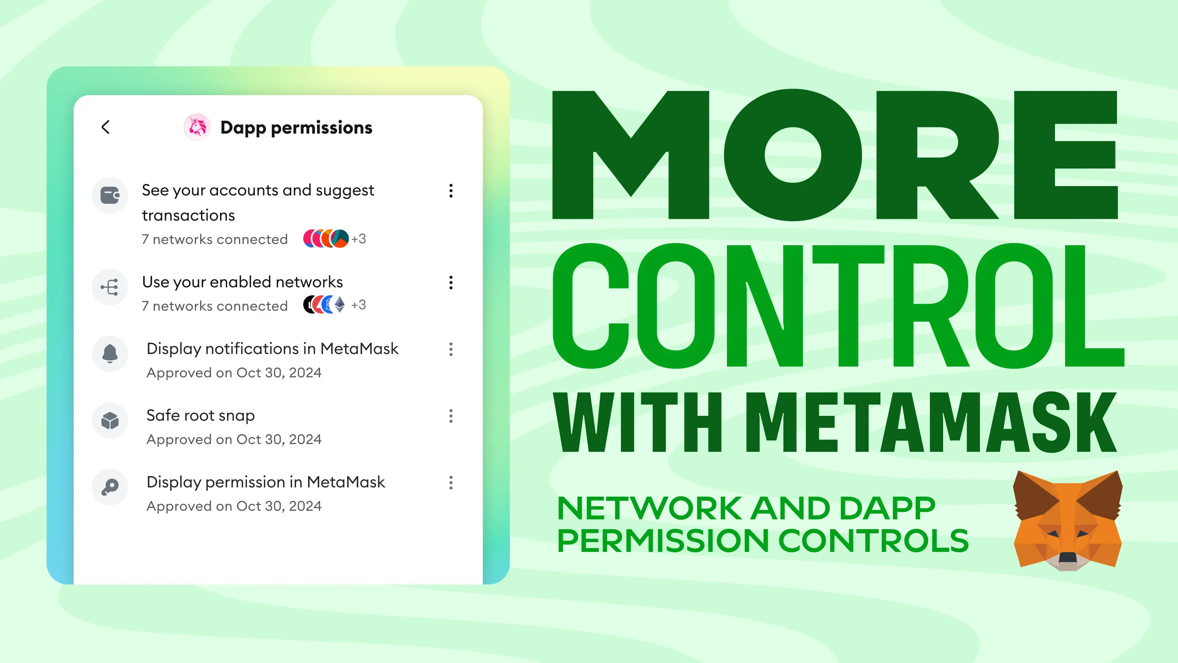 More Control With MetaMask